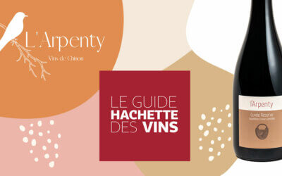 2 étoiles au Guide Hachette pour la cuvée « Réserve » de 2000 l’Arpenty